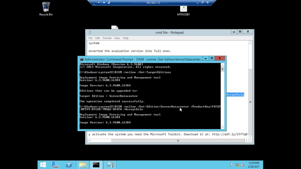 Windows Server 2012 R2 Datacenter Activation Crack